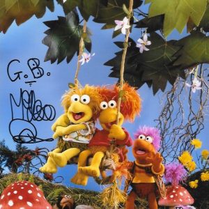 Mike Quinn Signed Muppets 10x8