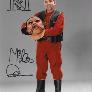 Mike Quinn Signed Nien Nunb 10x8