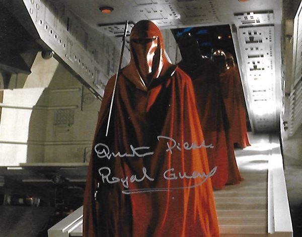 Quentin Pierre Signed Royal Guard 10x8